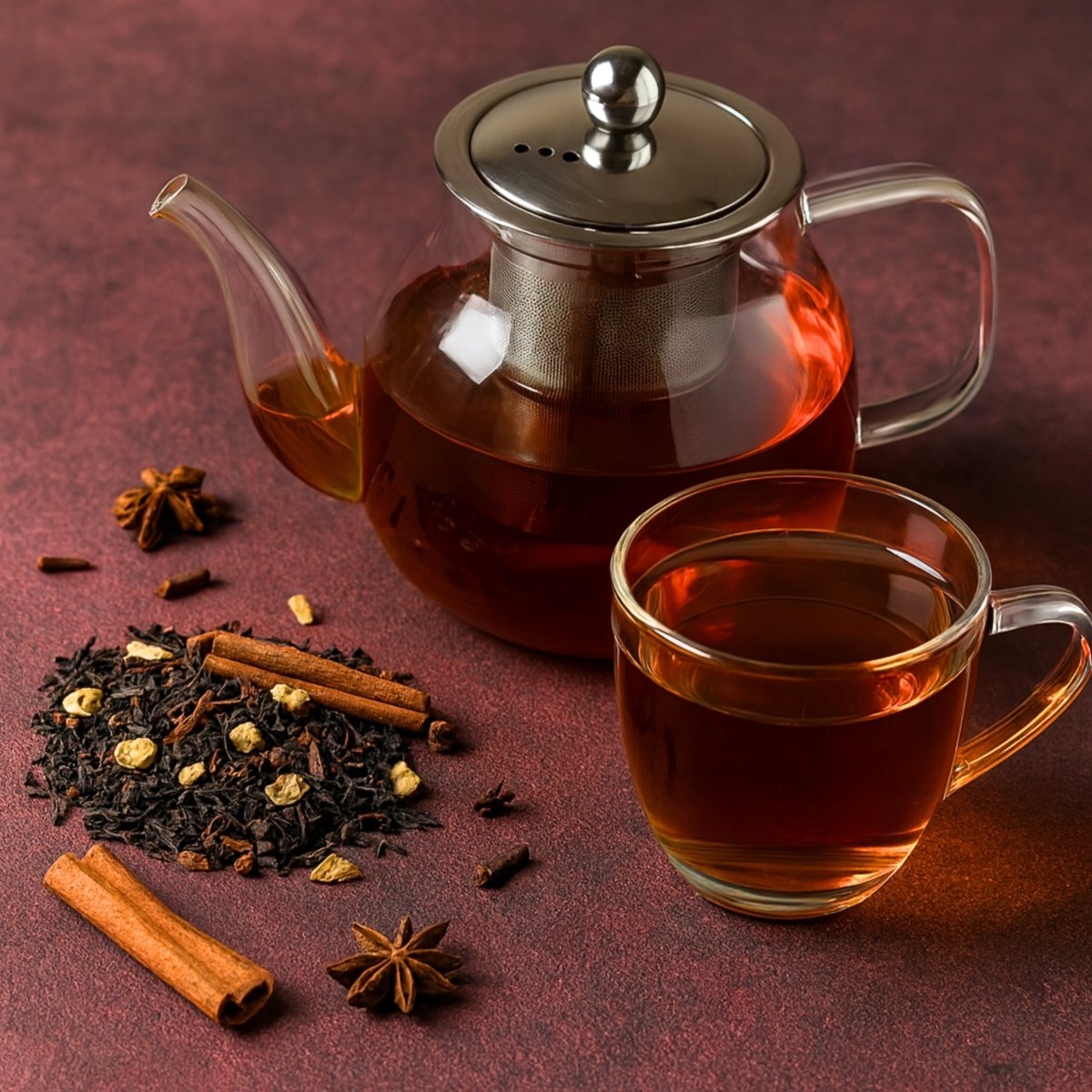 
                  
                    Spiced Apple Chai - Loose Leaf - Camellios
                  
                