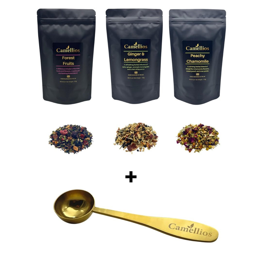 
                  
                    Herbal Loose Leaf Tea Selection - Camellios
                  
                
