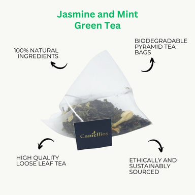 Jasmine and Mint Green Tea | Tea Bags – Camellios